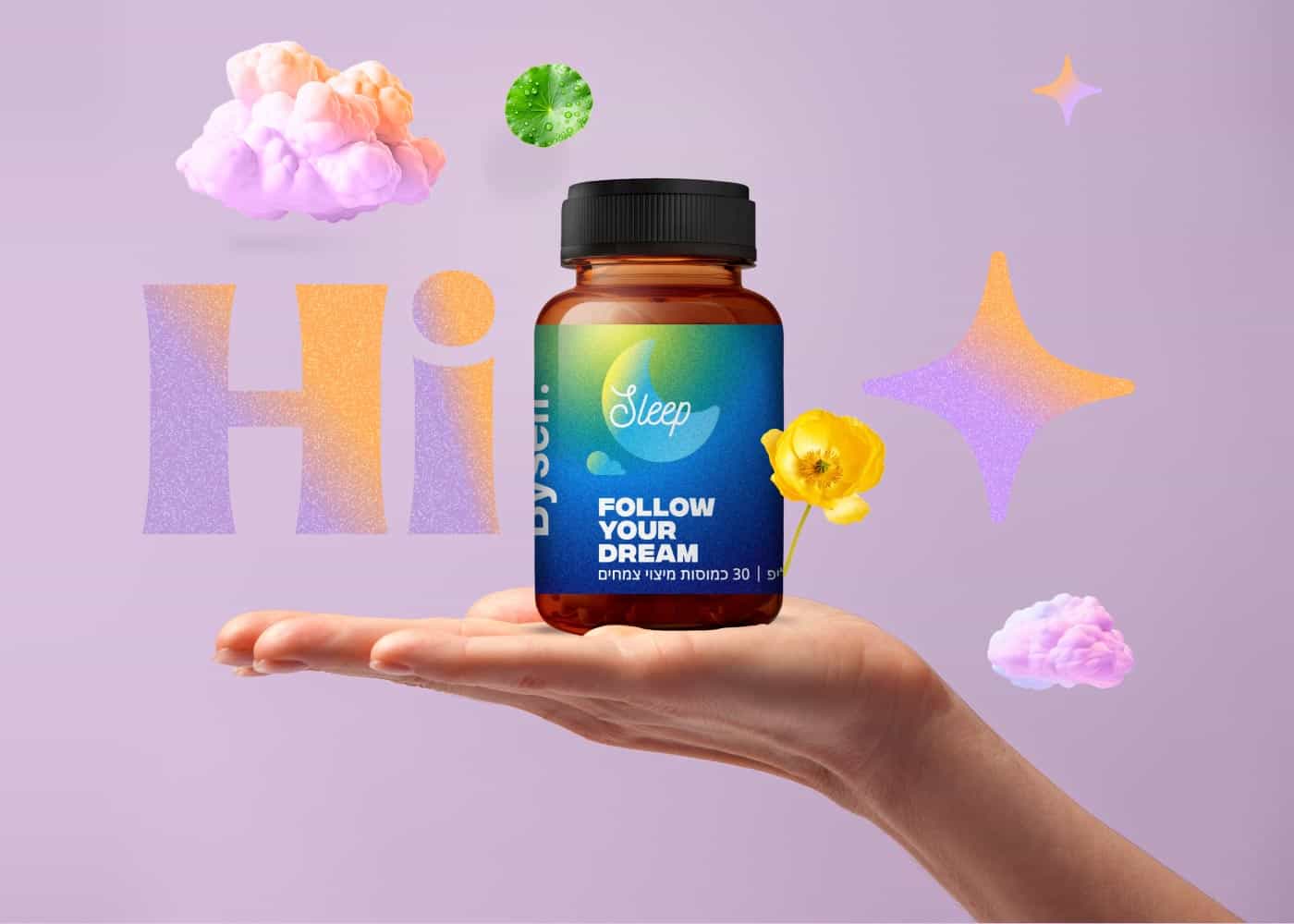 העולם של בייסלף מוגש על כף היד, תוספי תזונה טבעיים עשויים מצמחי מרפא בלבד מחברים אותך לטבע ולעצמך